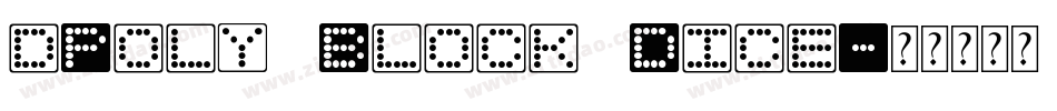 dPoly Block Dice字体转换